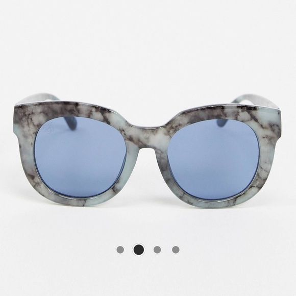 Jeepers peepers blue marble sunglasses - Picture 3 of 7